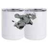 10 oz. White Stainless Steel Short Tumbler Thumbnail