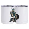 10 oz. White Stainless Steel Short Tumbler Thumbnail
