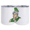 10 oz. White Stainless Steel Short Tumbler Thumbnail