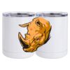 10 oz. White Stainless Steel Short Tumbler Thumbnail