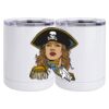 10 oz. White Stainless Steel Short Tumbler Thumbnail