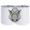 10 oz. White Stainless Steel Short Tumbler Thumbnail
