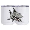 10 oz. White Stainless Steel Short Tumbler Thumbnail