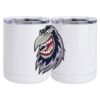 10 oz. White Stainless Steel Short Tumbler Thumbnail