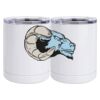 10 oz. White Stainless Steel Short Tumbler Thumbnail