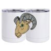 10 oz. White Stainless Steel Short Tumbler Thumbnail