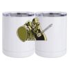 10 oz. White Stainless Steel Short Tumbler Thumbnail