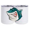 10 oz. White Stainless Steel Short Tumbler Thumbnail