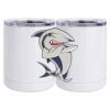 10 oz. White Stainless Steel Short Tumbler Thumbnail