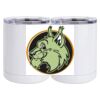 10 oz. White Stainless Steel Short Tumbler Thumbnail