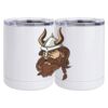 10 oz. White Stainless Steel Short Tumbler Thumbnail