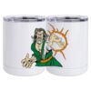 10 oz. White Stainless Steel Short Tumbler Thumbnail