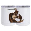 10 oz. White Stainless Steel Short Tumbler Thumbnail