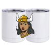 10 oz. White Stainless Steel Short Tumbler Thumbnail