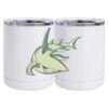 10 oz. White Stainless Steel Short Tumbler Thumbnail