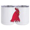 10 oz. White Stainless Steel Short Tumbler Thumbnail