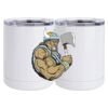 10 oz. White Stainless Steel Short Tumbler Thumbnail