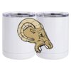 10 oz. White Stainless Steel Short Tumbler Thumbnail