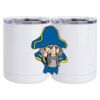 10 oz. White Stainless Steel Short Tumbler Thumbnail