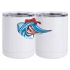 10 oz. White Stainless Steel Short Tumbler Thumbnail