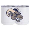 10 oz. White Stainless Steel Short Tumbler Thumbnail