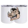 10 oz. White Stainless Steel Short Tumbler Thumbnail