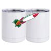 10 oz. White Stainless Steel Short Tumbler Thumbnail