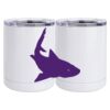 10 oz. White Stainless Steel Short Tumbler Thumbnail