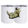 10 oz. White Stainless Steel Short Tumbler Thumbnail