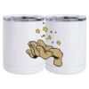 10 oz. White Stainless Steel Short Tumbler Thumbnail