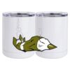 10 oz. White Stainless Steel Short Tumbler Thumbnail