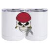 10 oz. White Stainless Steel Short Tumbler Thumbnail
