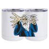 10 oz. White Stainless Steel Short Tumbler Thumbnail