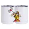 10 oz. White Stainless Steel Short Tumbler Thumbnail
