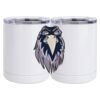 10 oz. White Stainless Steel Short Tumbler Thumbnail