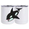 10 oz. White Stainless Steel Short Tumbler Thumbnail