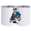 10 oz. White Stainless Steel Short Tumbler Thumbnail