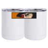 10 oz. White Stainless Steel Short Tumbler Thumbnail