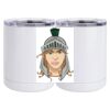 10 oz. White Stainless Steel Short Tumbler Thumbnail
