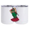 10 oz. White Stainless Steel Short Tumbler Thumbnail