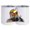 10 oz. White Stainless Steel Short Tumbler Thumbnail