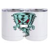 10 oz. White Stainless Steel Short Tumbler Thumbnail