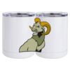 10 oz. White Stainless Steel Short Tumbler Thumbnail