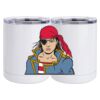 10 oz. White Stainless Steel Short Tumbler Thumbnail