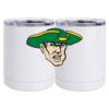 10 oz. White Stainless Steel Short Tumbler Thumbnail