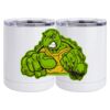 10 oz. White Stainless Steel Short Tumbler Thumbnail