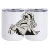 10 oz. White Stainless Steel Short Tumbler Thumbnail