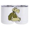 10 oz. White Stainless Steel Short Tumbler Thumbnail