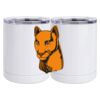 10 oz. White Stainless Steel Short Tumbler Thumbnail