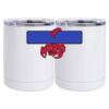10 oz. White Stainless Steel Short Tumbler Thumbnail